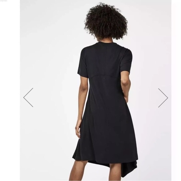 Sweaty Betty Rhea Midi Shirt Dress Travel Airport Black Size XXS Comfy Soft - Picture 2 of 12